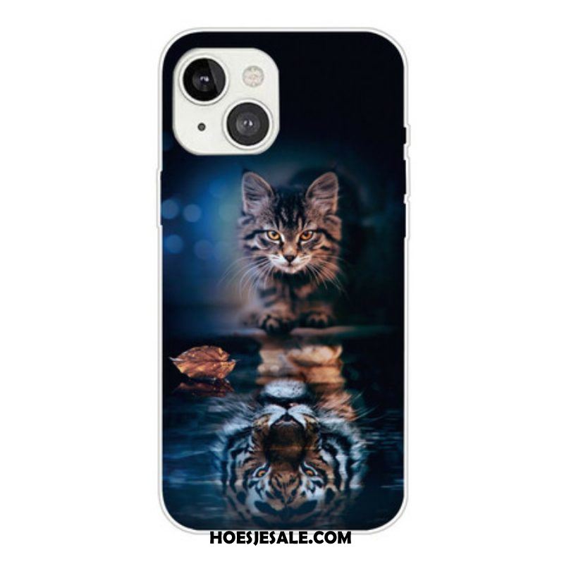 Hoesje voor iPhone 13 Mini Mijn Tijger