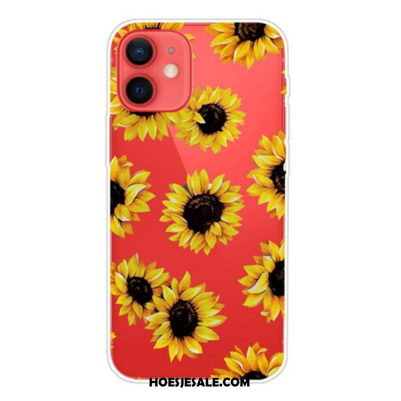 Hoesje voor iPhone 13 Mini Zonnebloemen