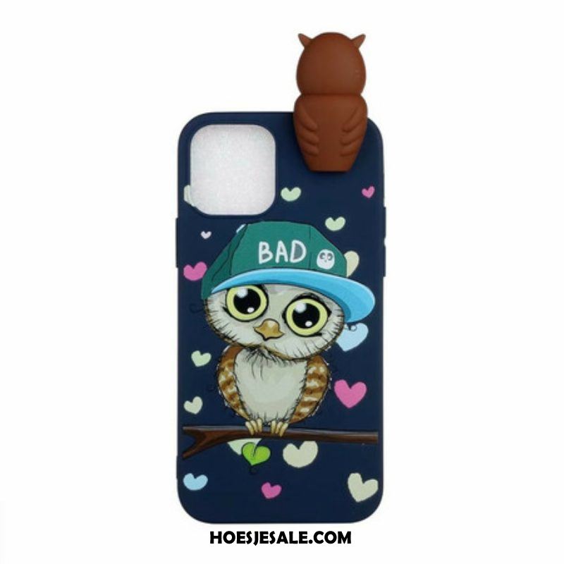 Hoesje voor iPhone 13 Pro 3d Slechte Uil