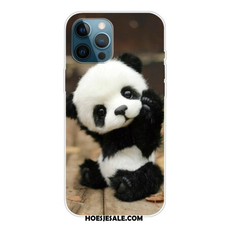 Hoesje voor iPhone 13 Pro Max Flexibele Panda