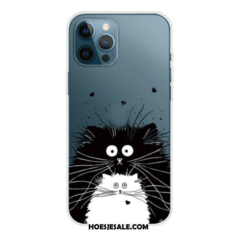 Hoesje voor iPhone 13 Pro Max Kijk Naar De Katten