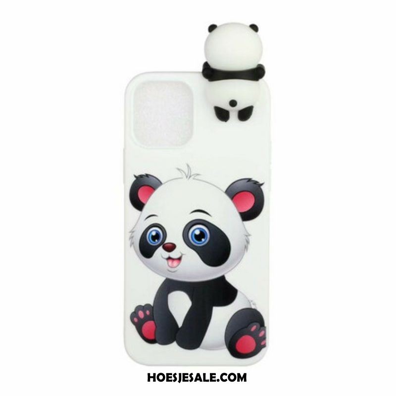 Hoesje voor iPhone 13 Pro Max Schattige Panda 3d