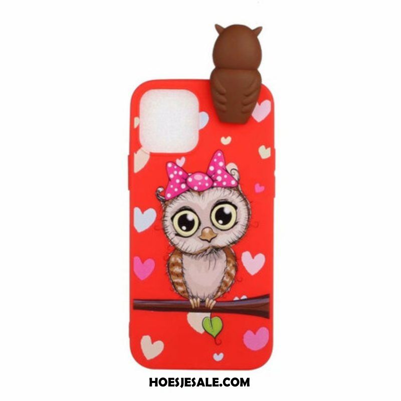 Hoesje voor iPhone 13 Pro Miss Uil 3d