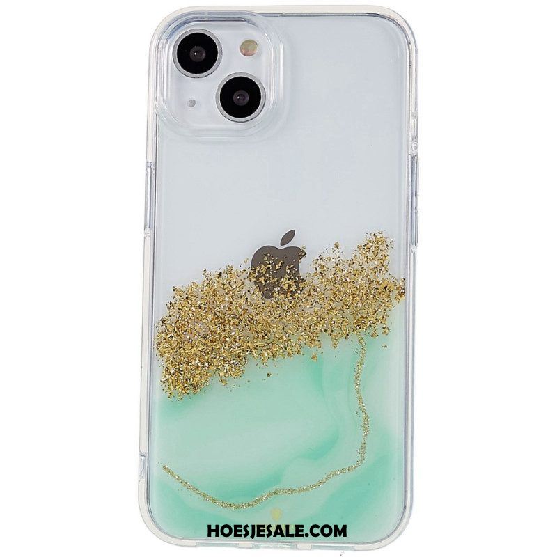 Hoesje voor iPhone 14 Glitter Kunst