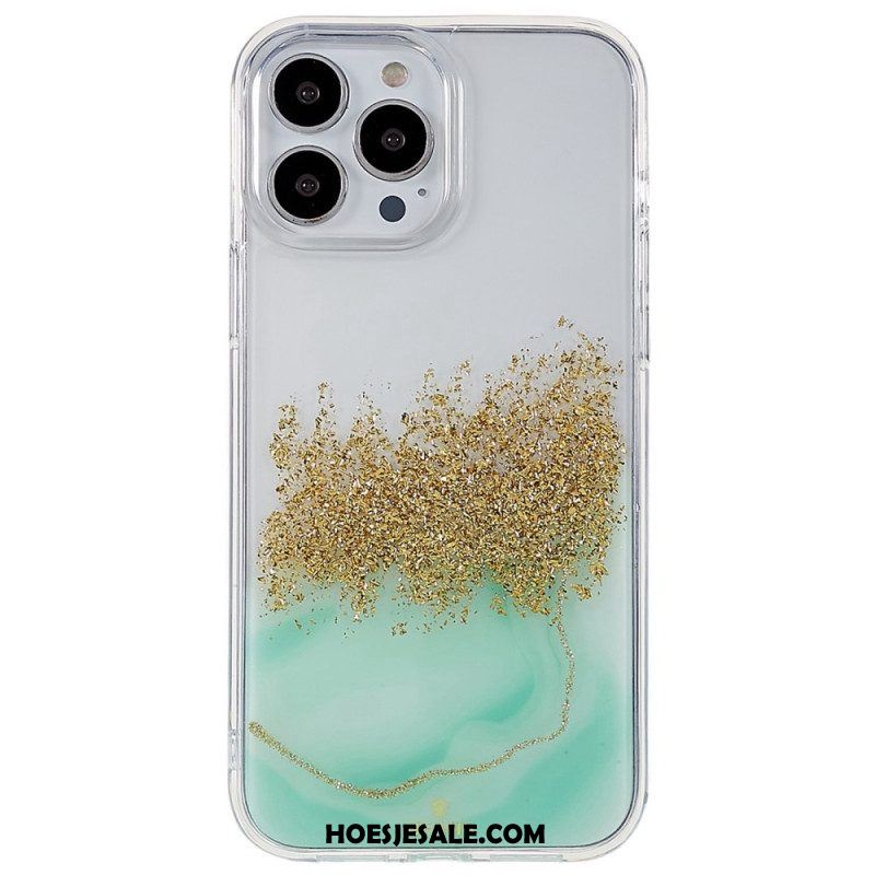 Hoesje voor iPhone 14 Pro Glitter Kunst