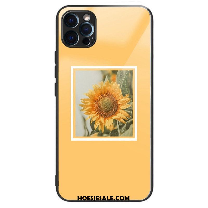 Hoesje voor iPhone 14 Pro Intense Zonnebloemen