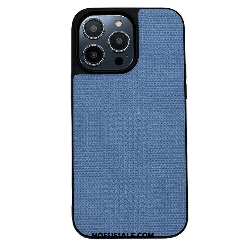 Hoesje voor iPhone 14 Pro Max Cross-over Kunstleer