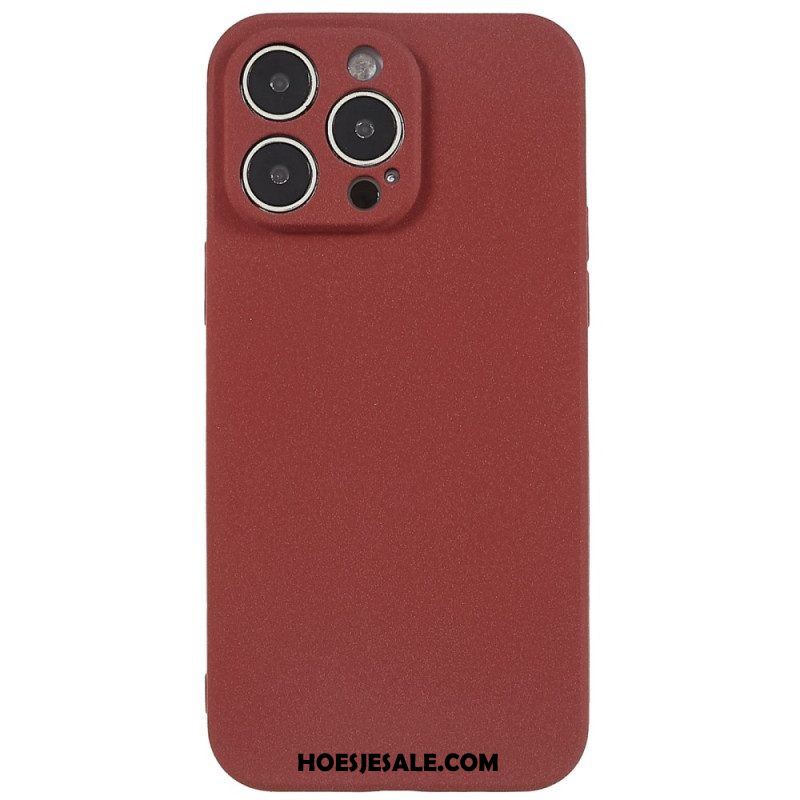 Hoesje voor iPhone 14 Pro Max Mat Siliconen