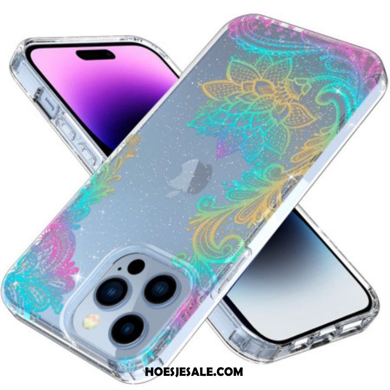 Hoesje voor iPhone 14 Pro Max Naadloze Bloemen