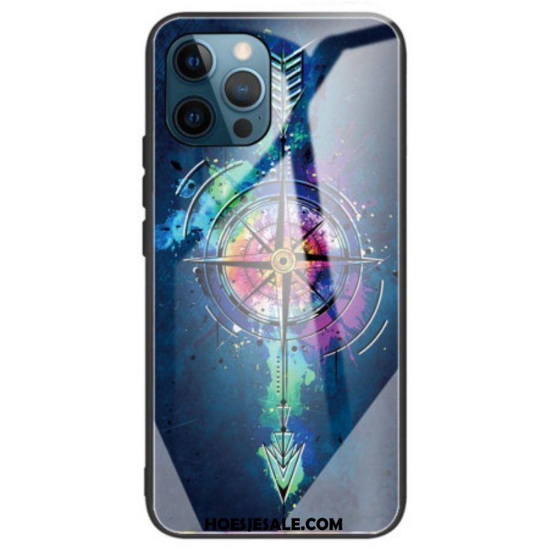 Hoesje voor iPhone 14 Pro Max Pijl Van Gehard Glas