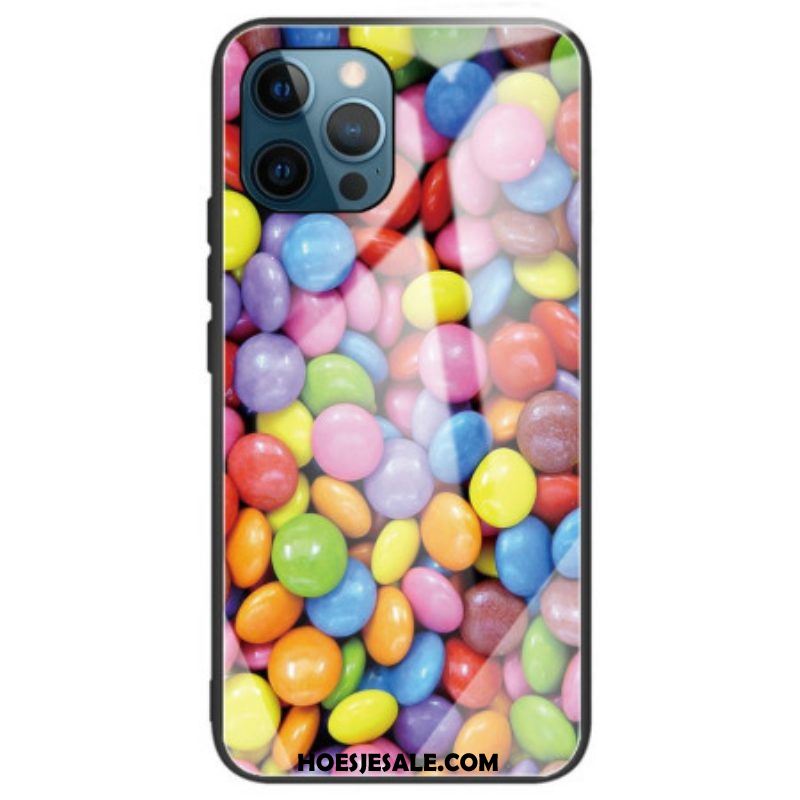 Hoesje voor iPhone 14 Pro Max Snoep Van Gehard Glas