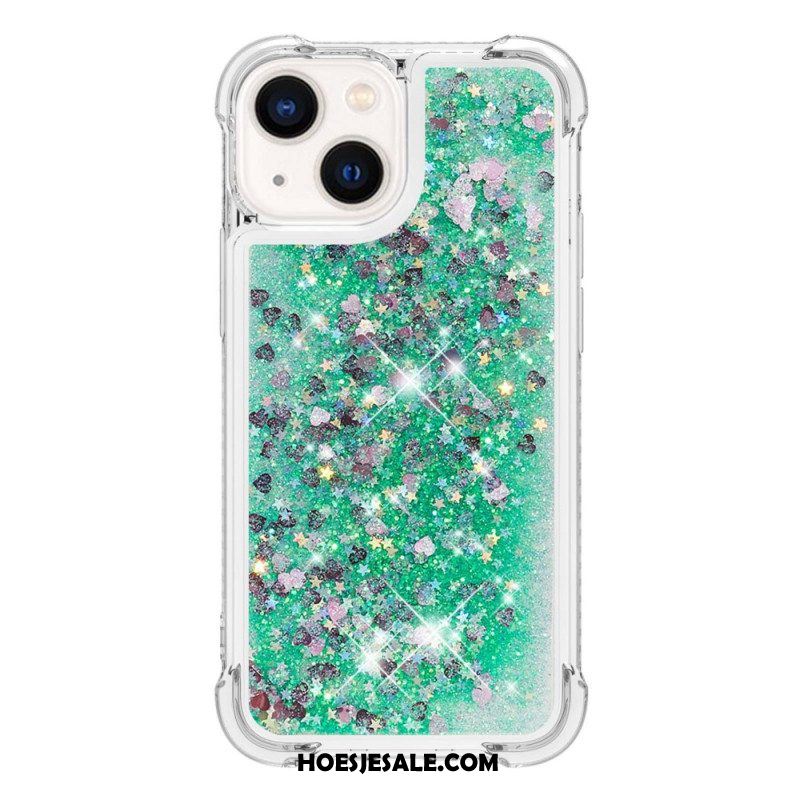 Hoesje voor iPhone 15 Glitters