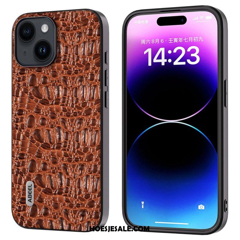 Hoesje voor iPhone 15 Plus Abeel Met Structuur