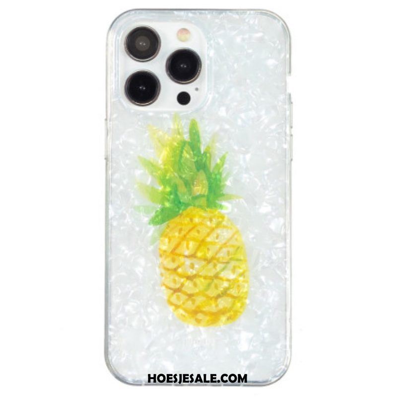 Hoesje voor iPhone 15 Pro Ananas