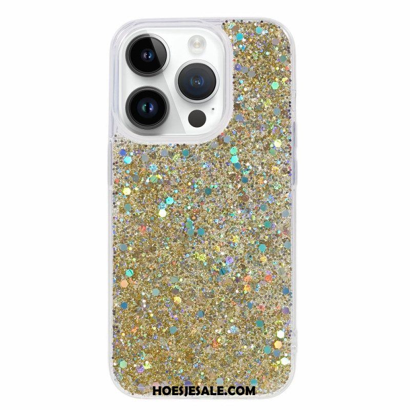 Hoesje voor iPhone 15 Pro Gewoon Glitteren