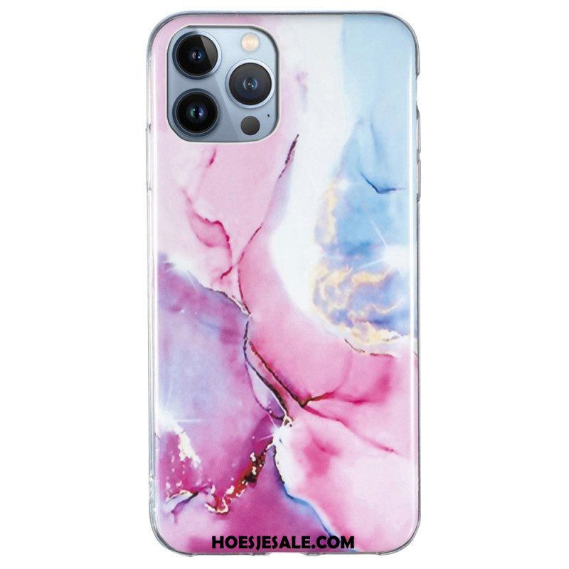 Hoesje voor iPhone 15 Pro Intens Marmer