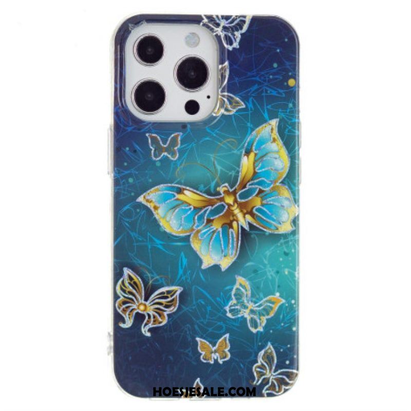 Hoesje voor iPhone 15 Pro Kostbare Vlinders