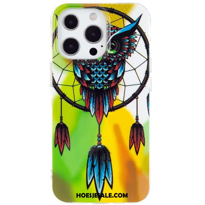 Hoesje voor iPhone 15 Pro Max Fluorescerende Dromenvanger