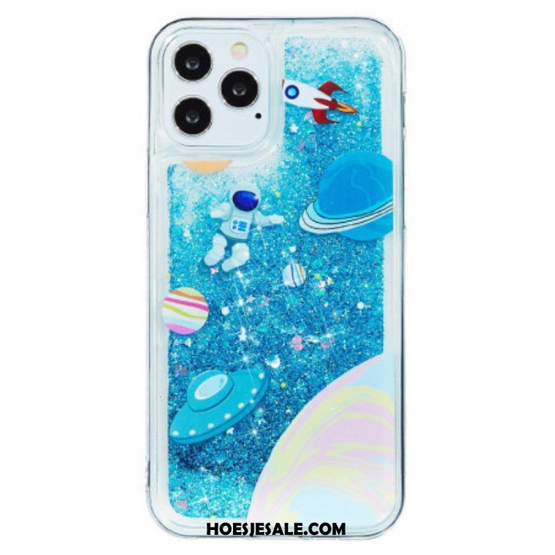 Hoesje voor iPhone 15 Pro Max Ruimteglitter