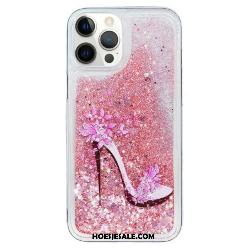 Hoesje voor iPhone 15 Pro Paillettenpomp