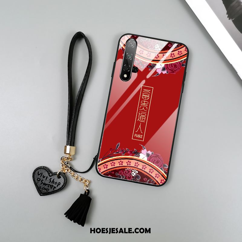 Honor 20 Hoesje Vintage Bescherming All Inclusive Rood Chinese Stijl Sale