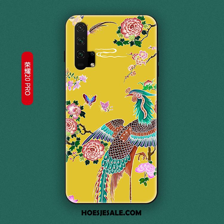 Honor 20 Pro Hoesje All Inclusive Geel Siliconen Scheppend Zacht Online