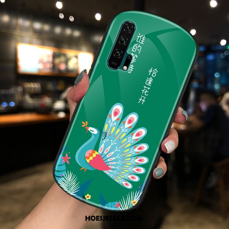 Honor 20 Pro Hoesje Mobiele Telefoon Scheppend Groen Persoonlijk Glas Korting