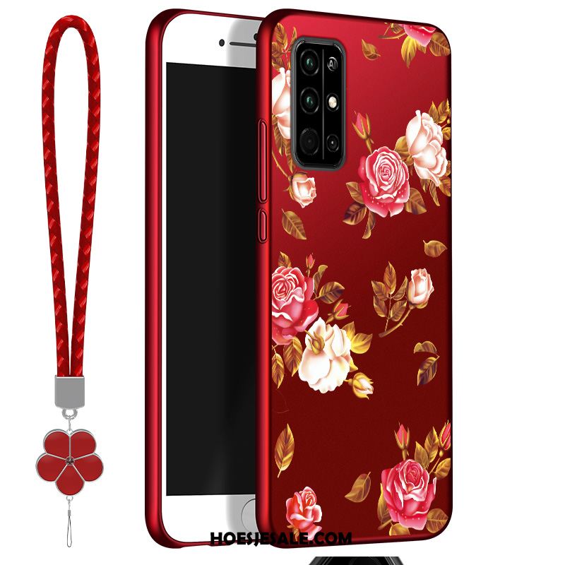 Honor 30s Hoesje Nieuw Bescherming Mobiele Telefoon Siliconen Rood