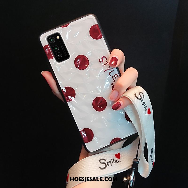 Honor View30 Pro Hoesje Nieuw Wit Net Red Dun Persoonlijk Goedkoop