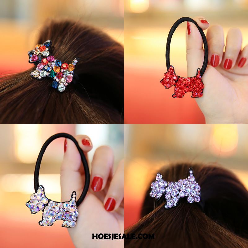 Hoofdtooi Bloemen Dames Bloemen Haarring Haaraccessoires Mini Elastische Band Online