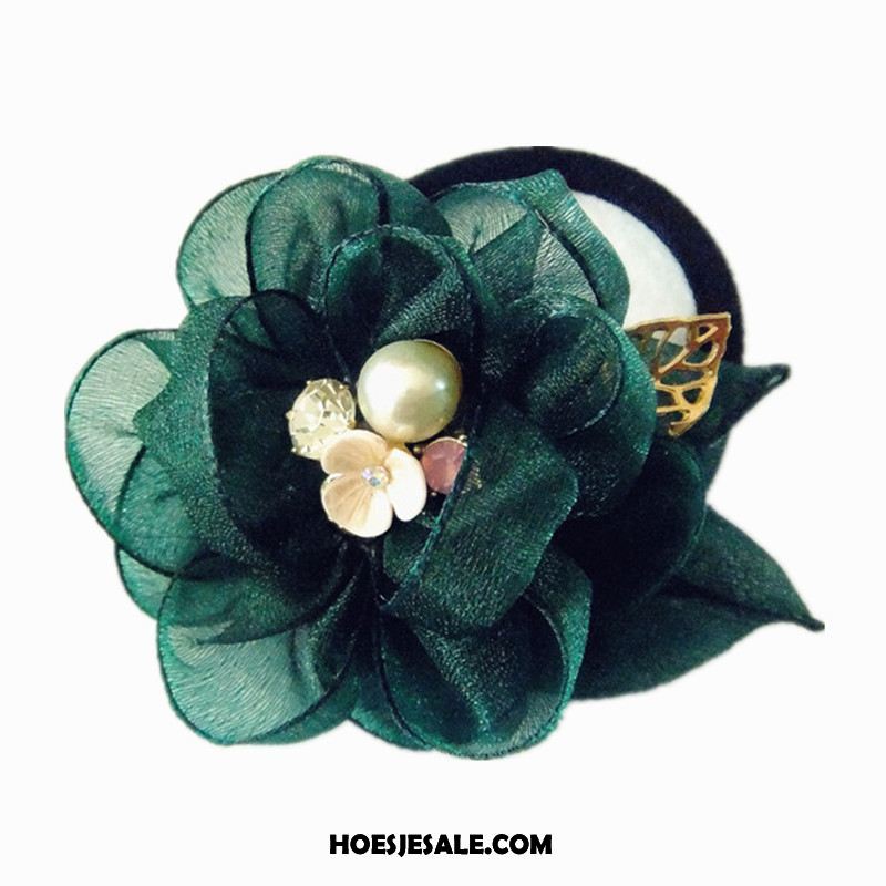 Hoofdtooi Bloemen Dames Haarring Accessoires Groen Bloemen Hoofdtooi Sale