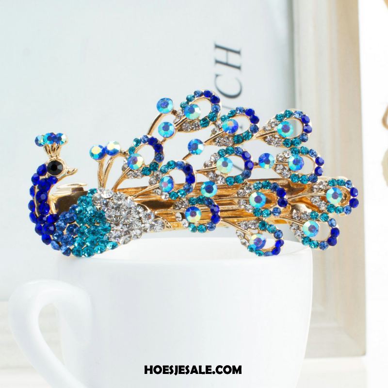 Hoofdtooi Bloemen Dames Haarspeld Bloemen Haaraccessoires Pauw Hoofdtooi Kopen