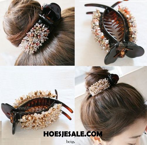 Hoofdtooi Bloemen Dames Haarspeld Haaraccessoires Hoofdtooi Kristal Vrouwen Sale