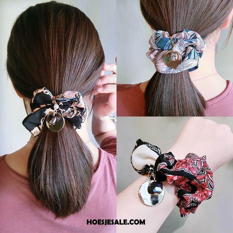 Hoofdtooi Bloemen Dames Hoofdtooi Haaraccessoires Doek Paardenstaart Haarring Kopen