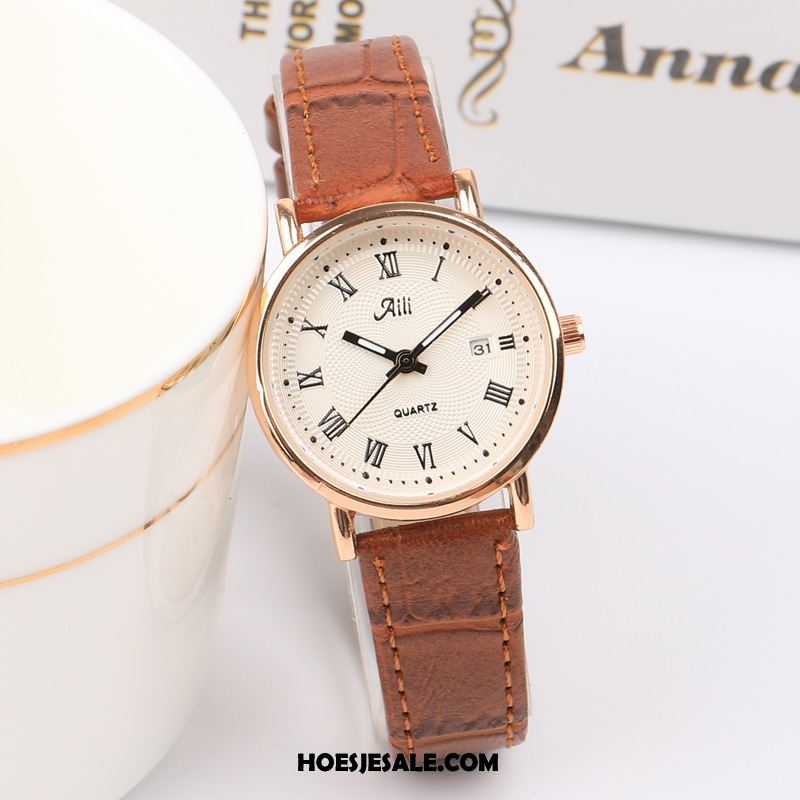 Horloges Dames Quartz Horloge Student Lovers Elegante Casual Goedkoop