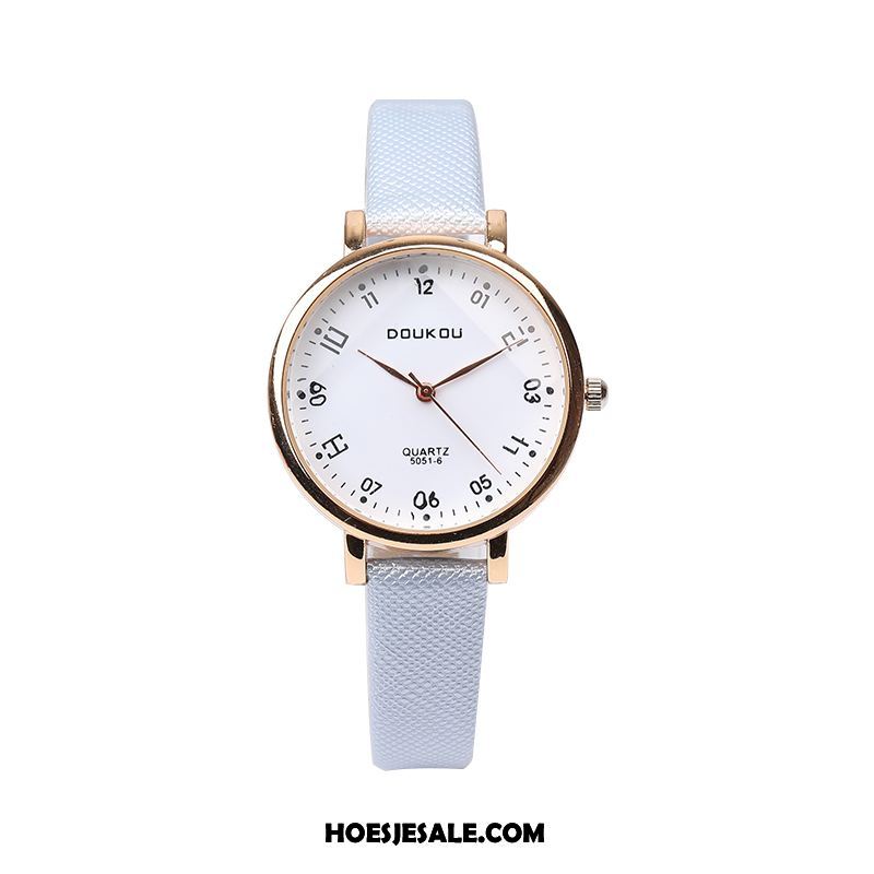 Horloges Dames Waterdicht Eenvoudig Dun Quartz Horloge Kunst Goedkoop