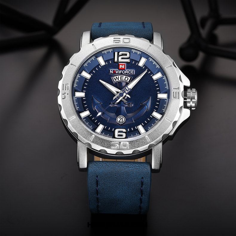 Horloges Heren Mannen Sport Trend Echt Leer Horloge Sale