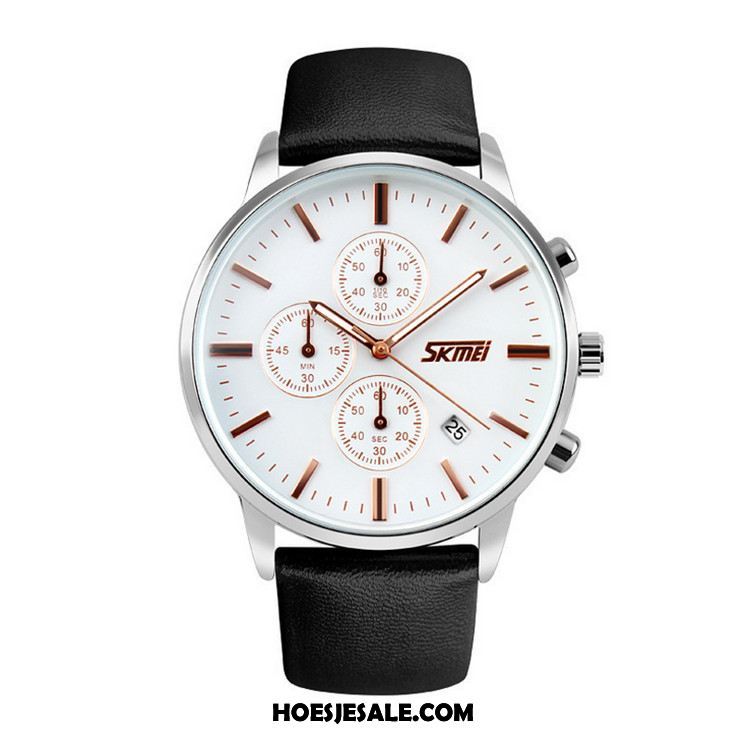 Horloges Heren Student Horloge Eenvoudig Riem Groot Korting