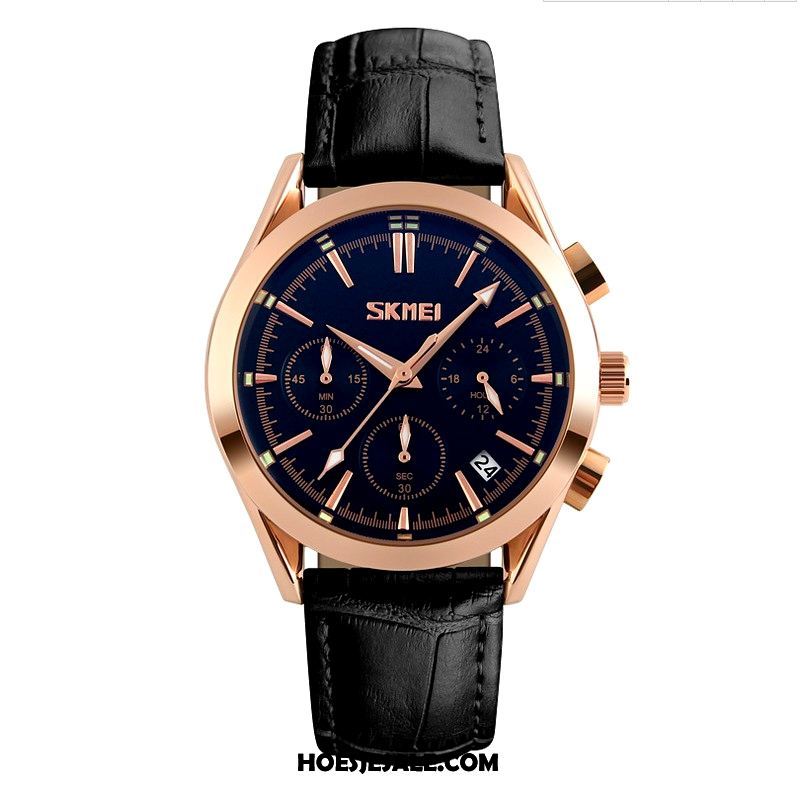 Horloges Heren Trend Waterdicht Riem Business Lichtende Nachtwolken Sale