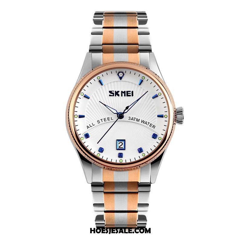 Horloges Heren Waterdicht Quartz Horloge Lichtende Nachtwolken Business Riem Online