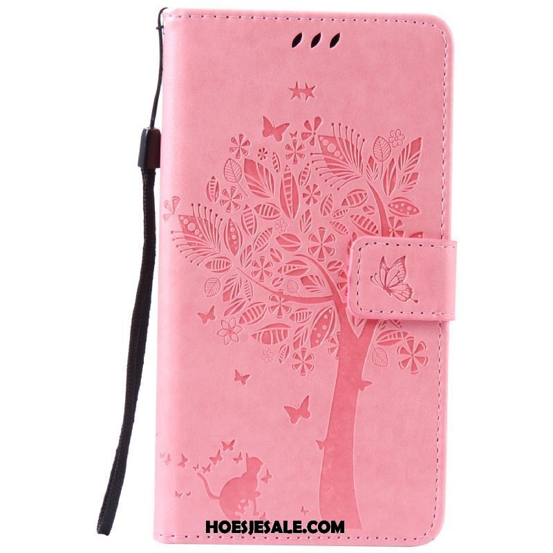 Htc Desire 10 Lifestyle Hoesje Hoes Mobiele Telefoon Roze Clamshell Leren Etui Sale