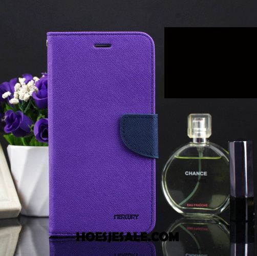 Htc U11 Hoesje Folio Purper Hoes Zacht Anti-fall Korting