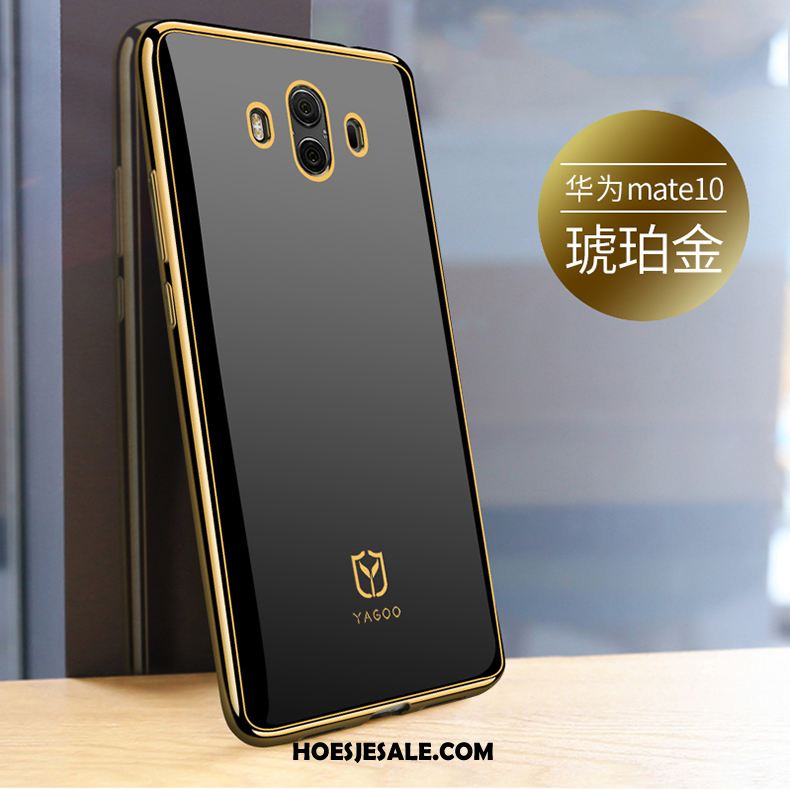 Huawei Mate 10 Hoesje Goud Siliconen All Inclusive Eenvoudige Nieuw Kopen