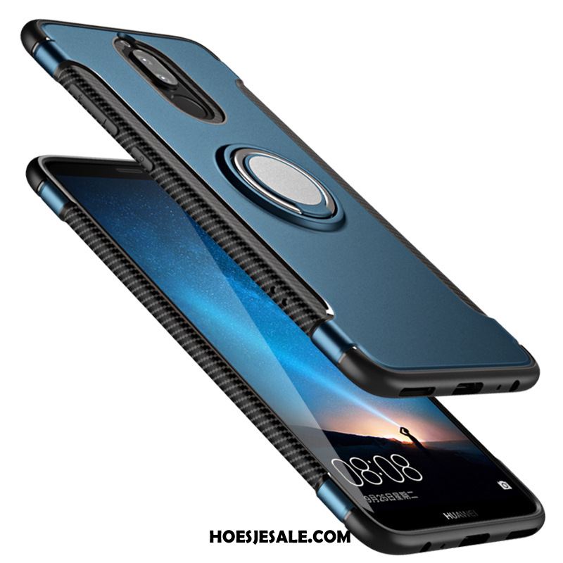 Huawei Mate 10 Lite Hoesje Hoes Blauw Anti-fall Mobiele Telefoon Magnetisch Kopen