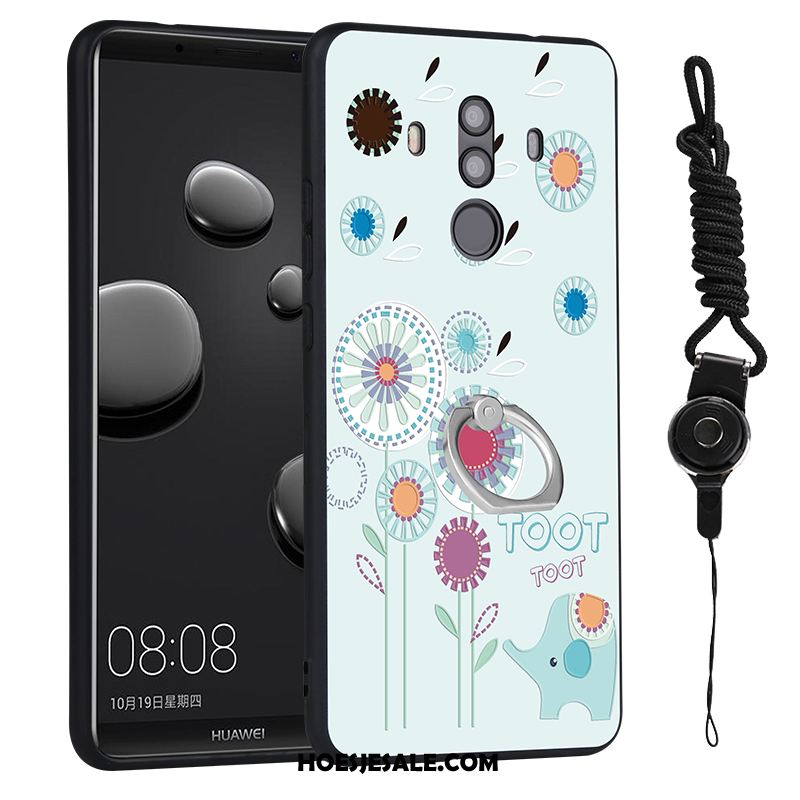 Huawei Mate 10 Pro Hoesje Bescherming Trend Blauw Mooie Hoes Korting