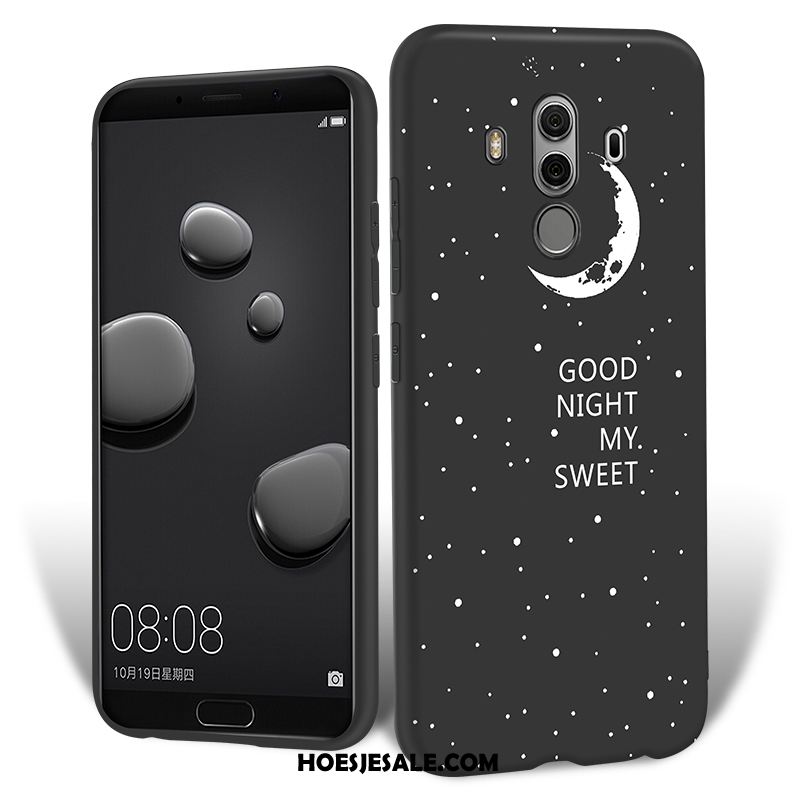 Huawei Mate 10 Pro Hoesje Siliconen All Inclusive Persoonlijk Zwart Hoes Sale