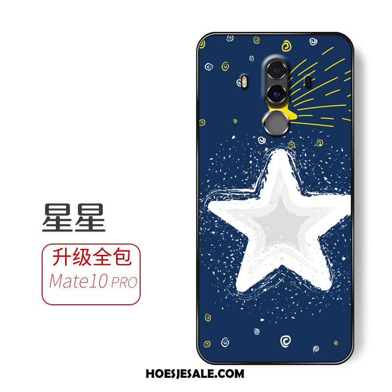 Huawei Mate 10 Pro Hoesje Zacht Mobiele Telefoon Hanger Blauw Anti-fall Goedkoop