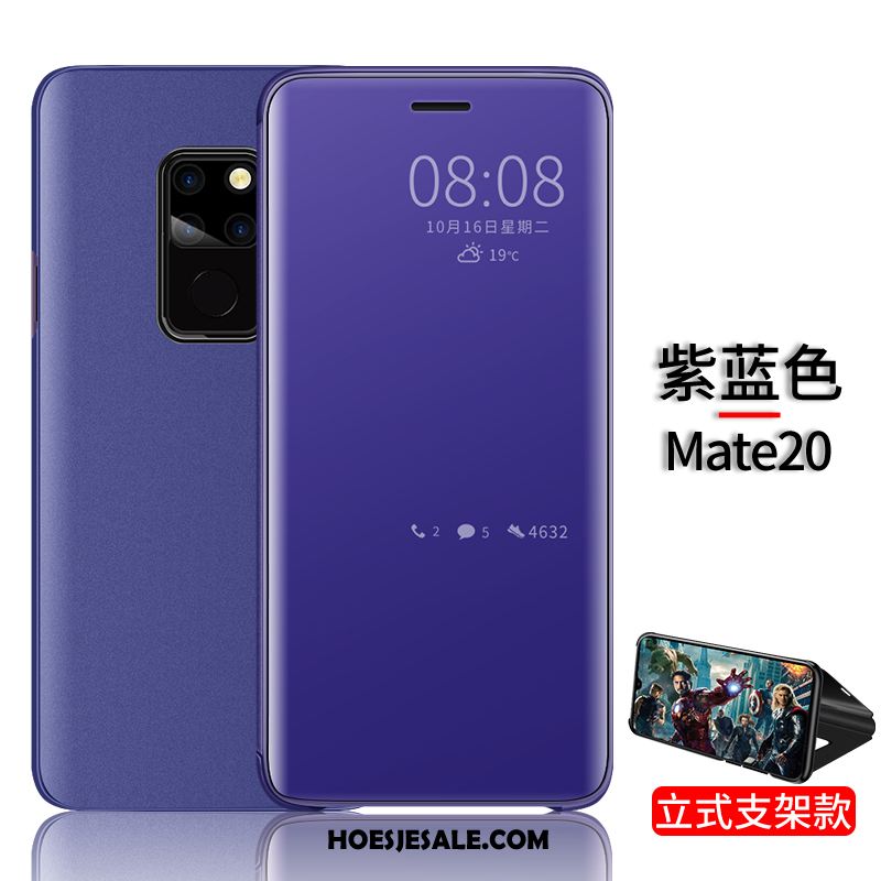 Huawei Mate 20 Hoesje Dun All Inclusive Bescherming Net Red Anti-fall Goedkoop