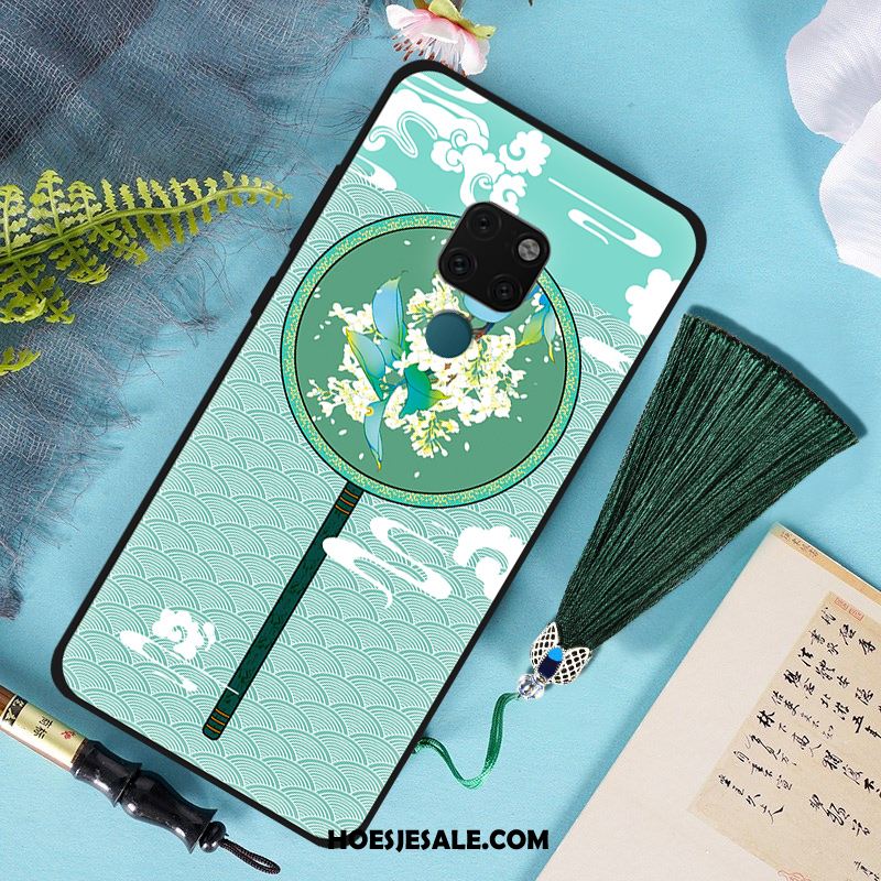 Huawei Mate 20 Hoesje Mobiele Telefoon Kunst Bescherming Wind Blauw Online