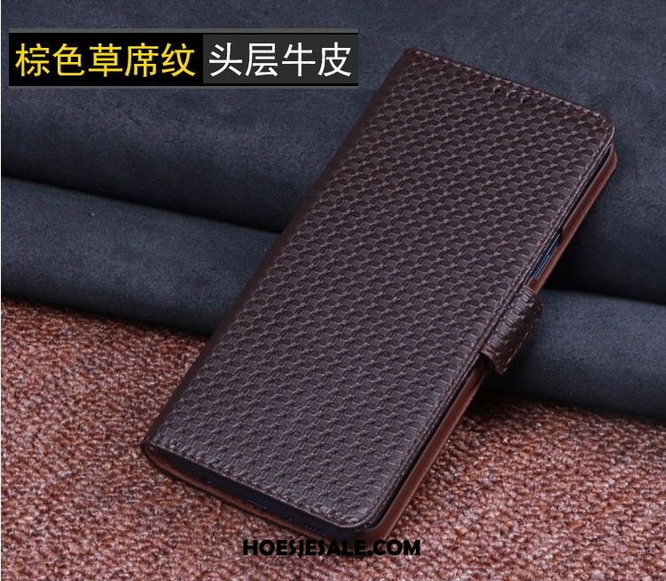 Huawei Mate 20 Lite Hoesje Mobiele Telefoon Anti-fall Leren Etui Hoes Echt Leer Sale